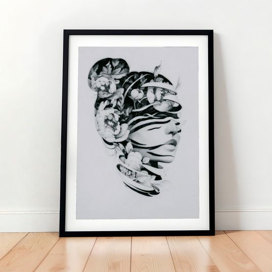 FLOWERSHEAD, Golden LIMITED Edition, Fine Art Print