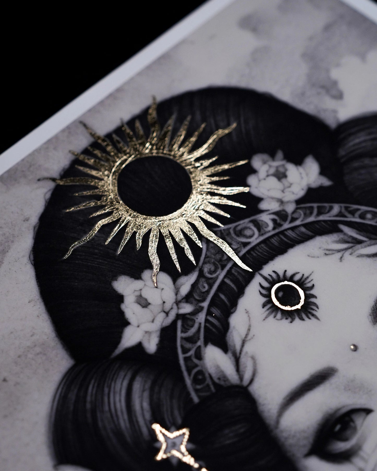 DEIMOS, Golden LIMITED Edition, Fine Art Print