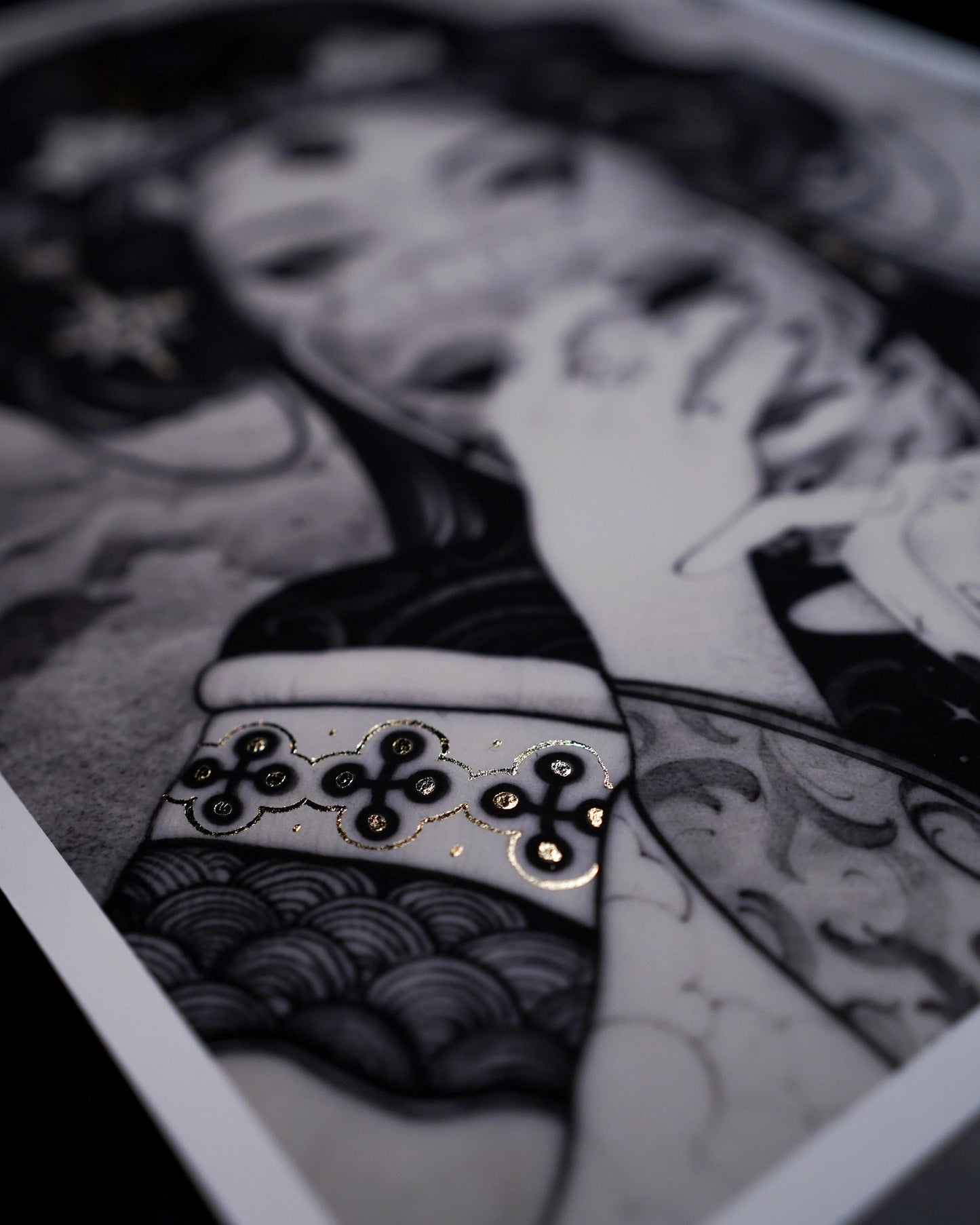 DEIMOS, Golden LIMITED Edition, Fine Art Print
