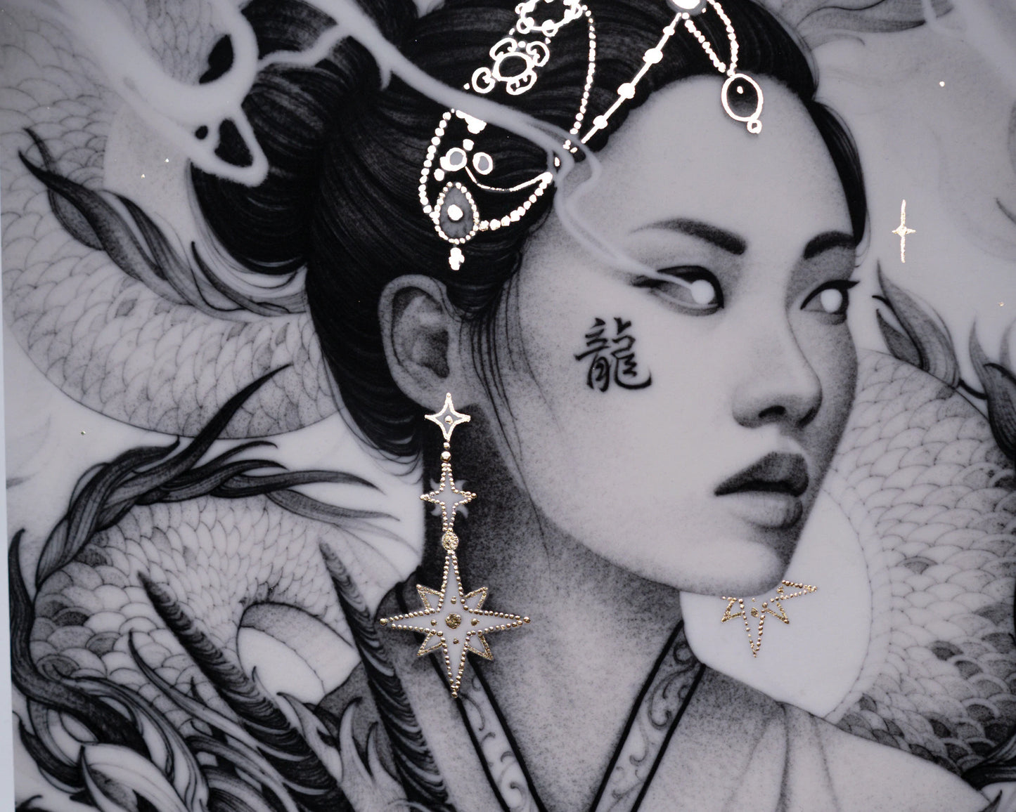 DRAGON, Golden LIMITED Edition, Fine Art Print