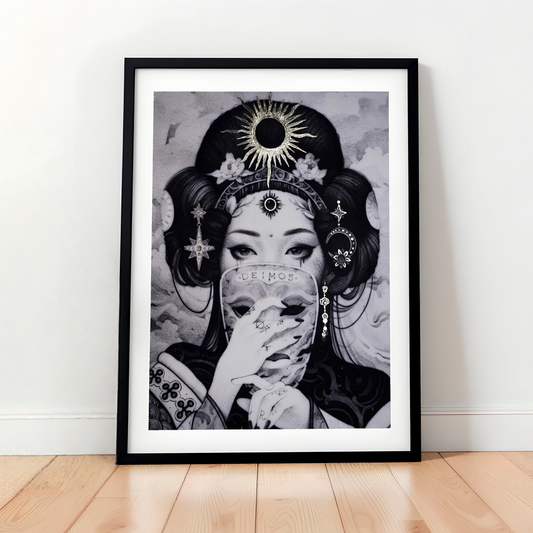 DEIMOS, Golden LIMITED Edition, Fine Art Print