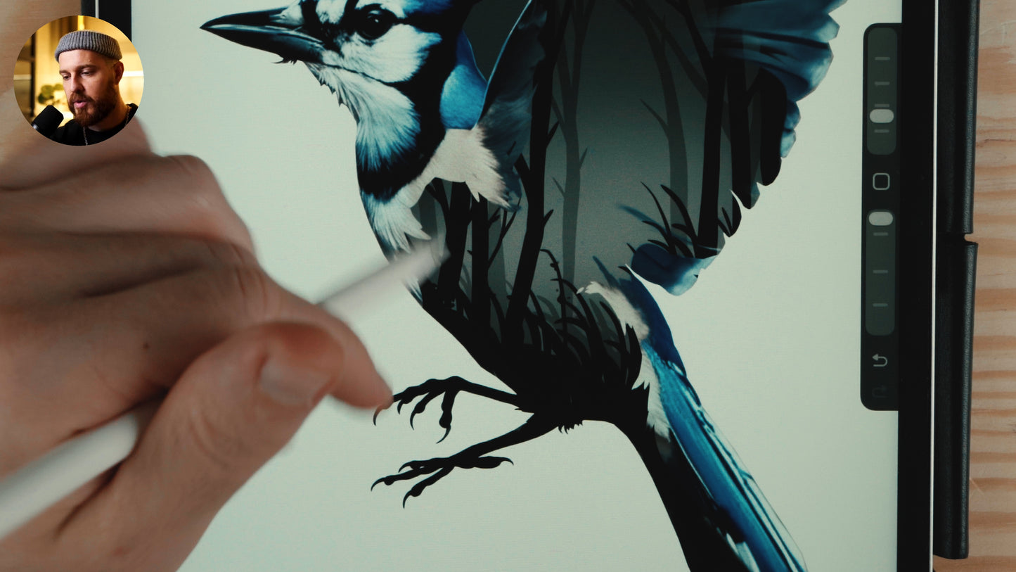MASTER CLASS / Create tattoo Design in Procreate / Part I (DESIGN ONLY!)