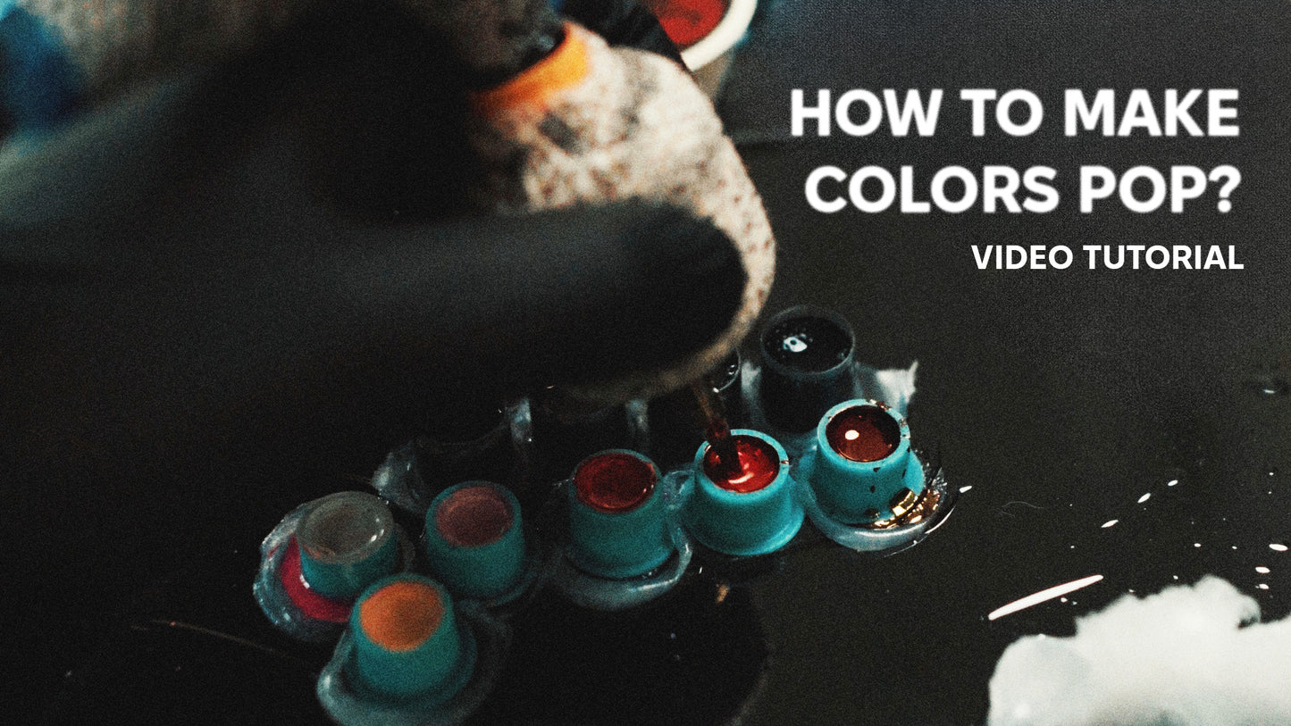 How to make colors POP ?